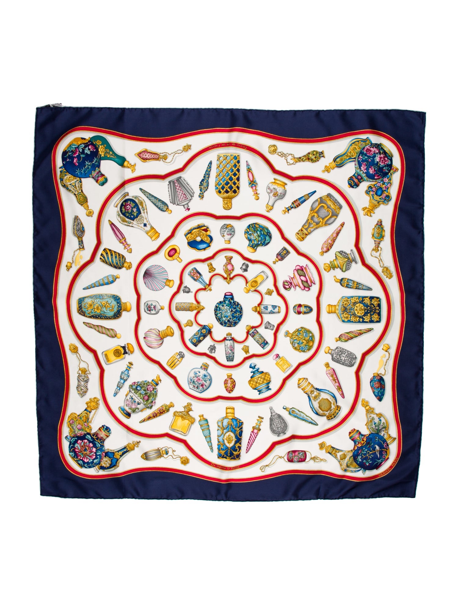 Hermès Qu'importe Le Flacon Silk Scarf