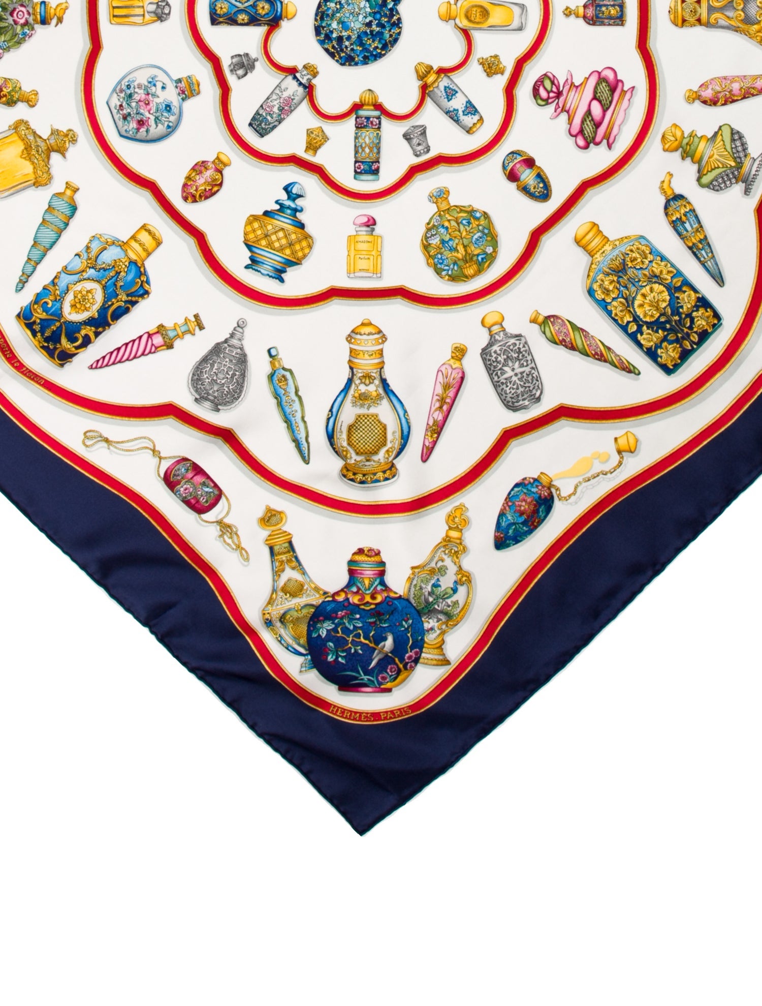 Hermès Qu'importe Le Flacon Silk Scarf
