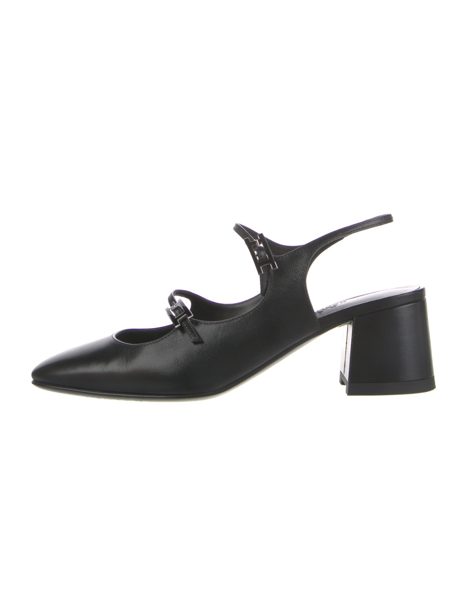 Hermès Jackie 50 H Logo Slingback Pumps