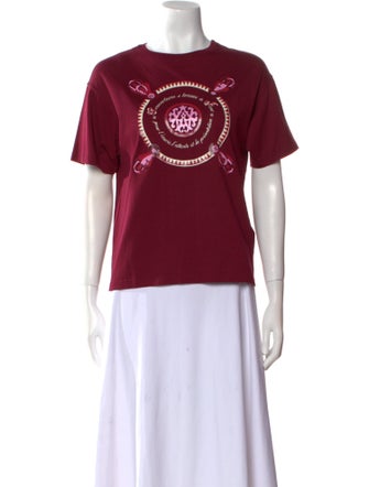 Hermès Graphic Print Crew Neck T-Shirt