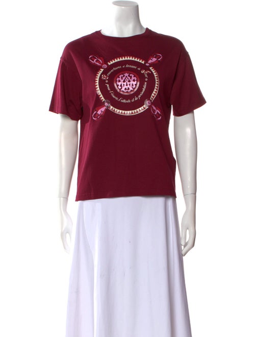 Hermès Graphic Print Crew Neck T-Shirt