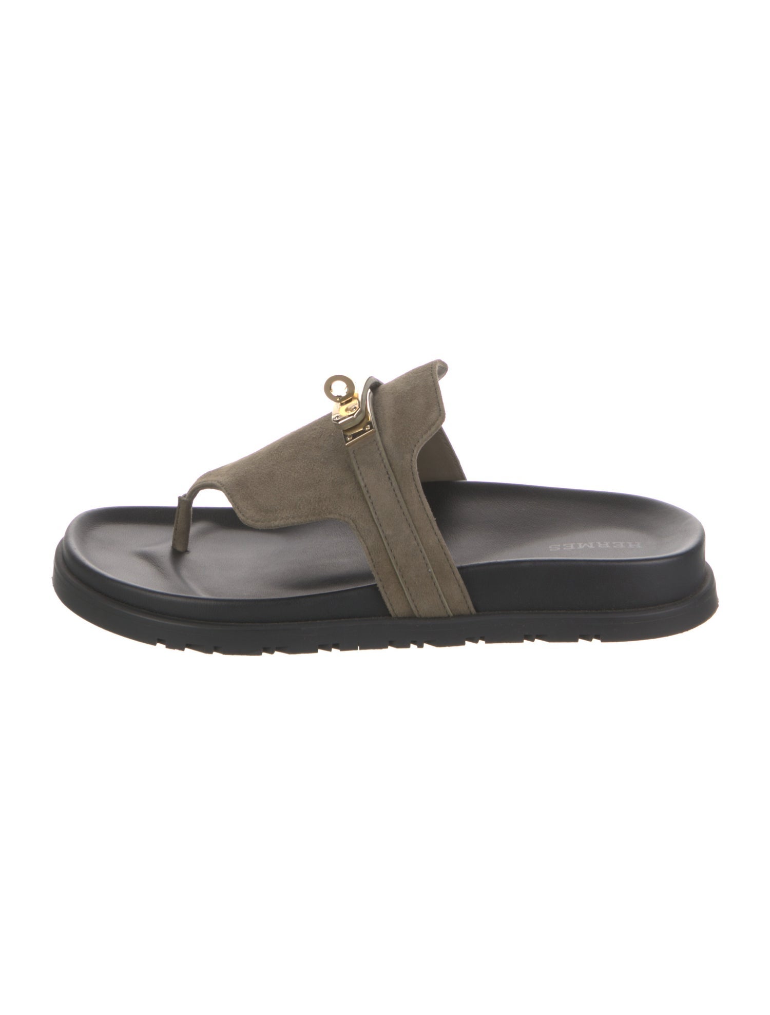 Hermès Empire Suede Slides