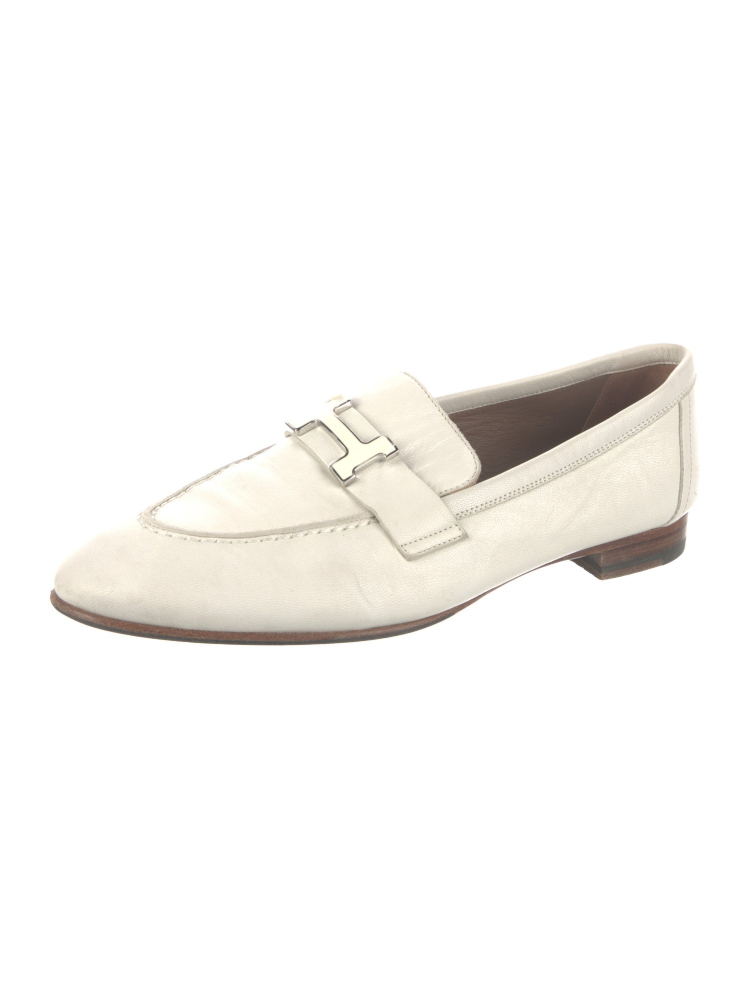 Hermès Paris Leather Loafers