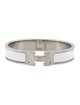 Hermès Enamel Clic H Bangle Bracelet
