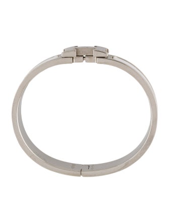 Hermès Enamel Clic H Bangle Bracelet