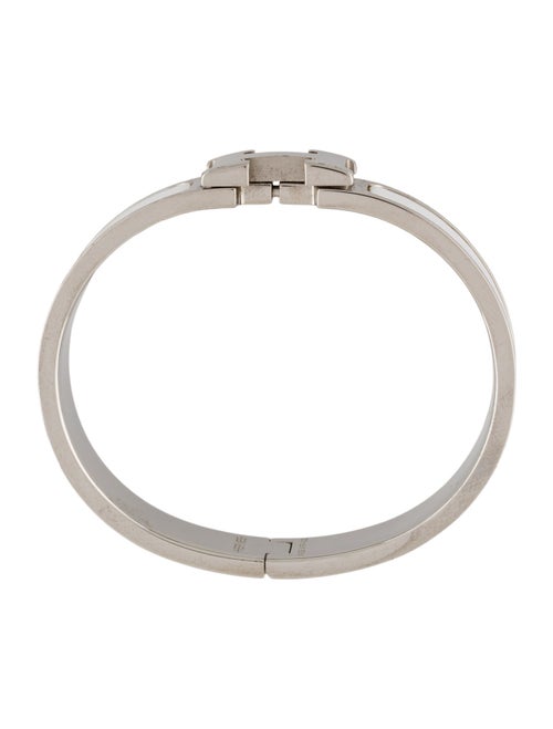 Hermès Enamel Clic H Bangle Bracelet