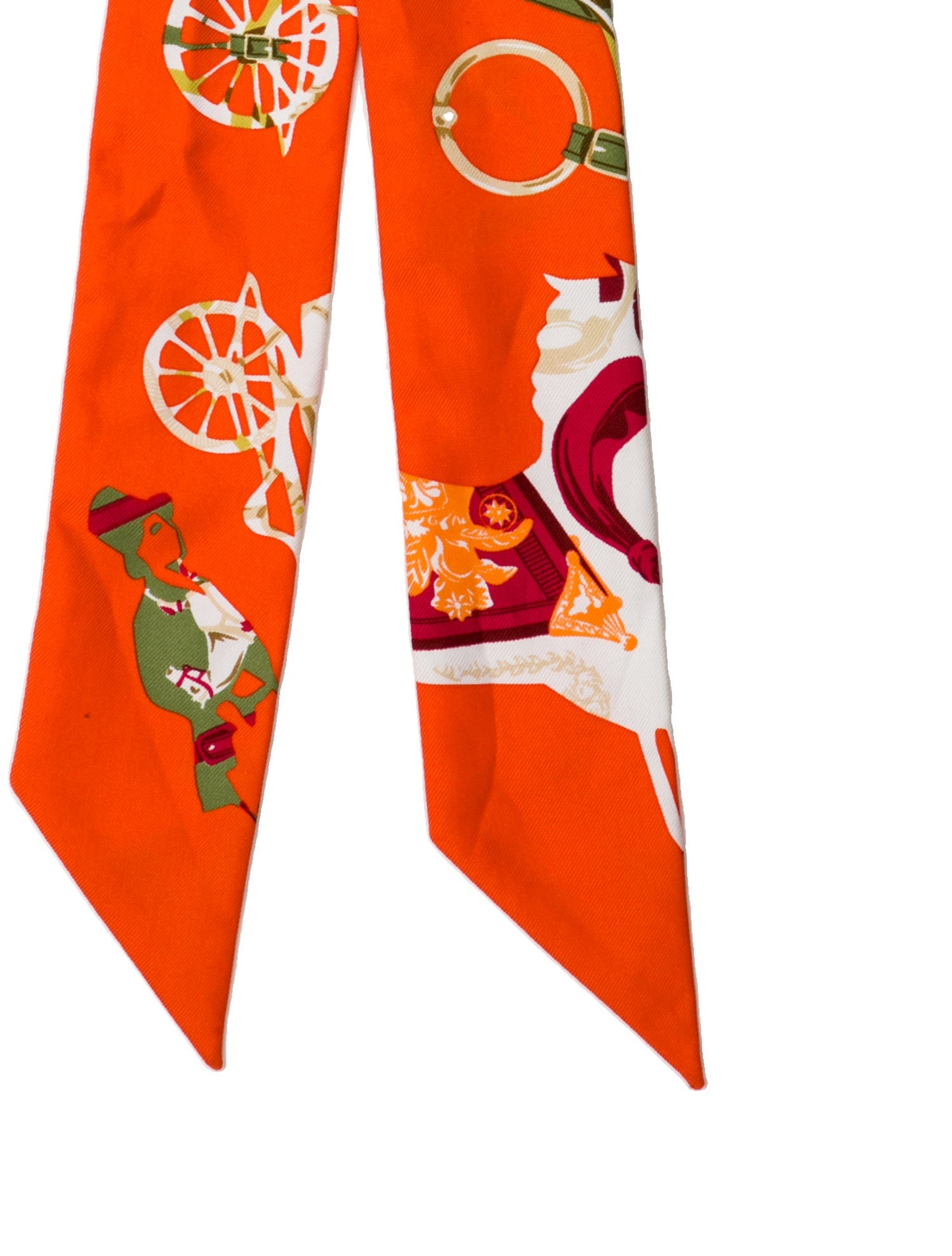 Hermès Tout en Carré Silk Twilly Scarf