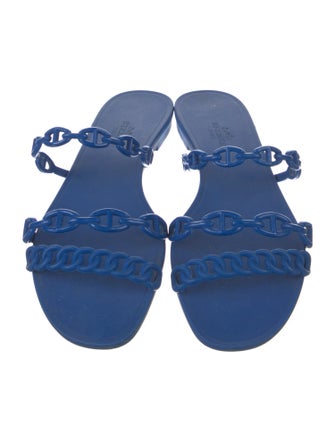 Hermès Rivage Chaîne d'Ancre Insignia Slides