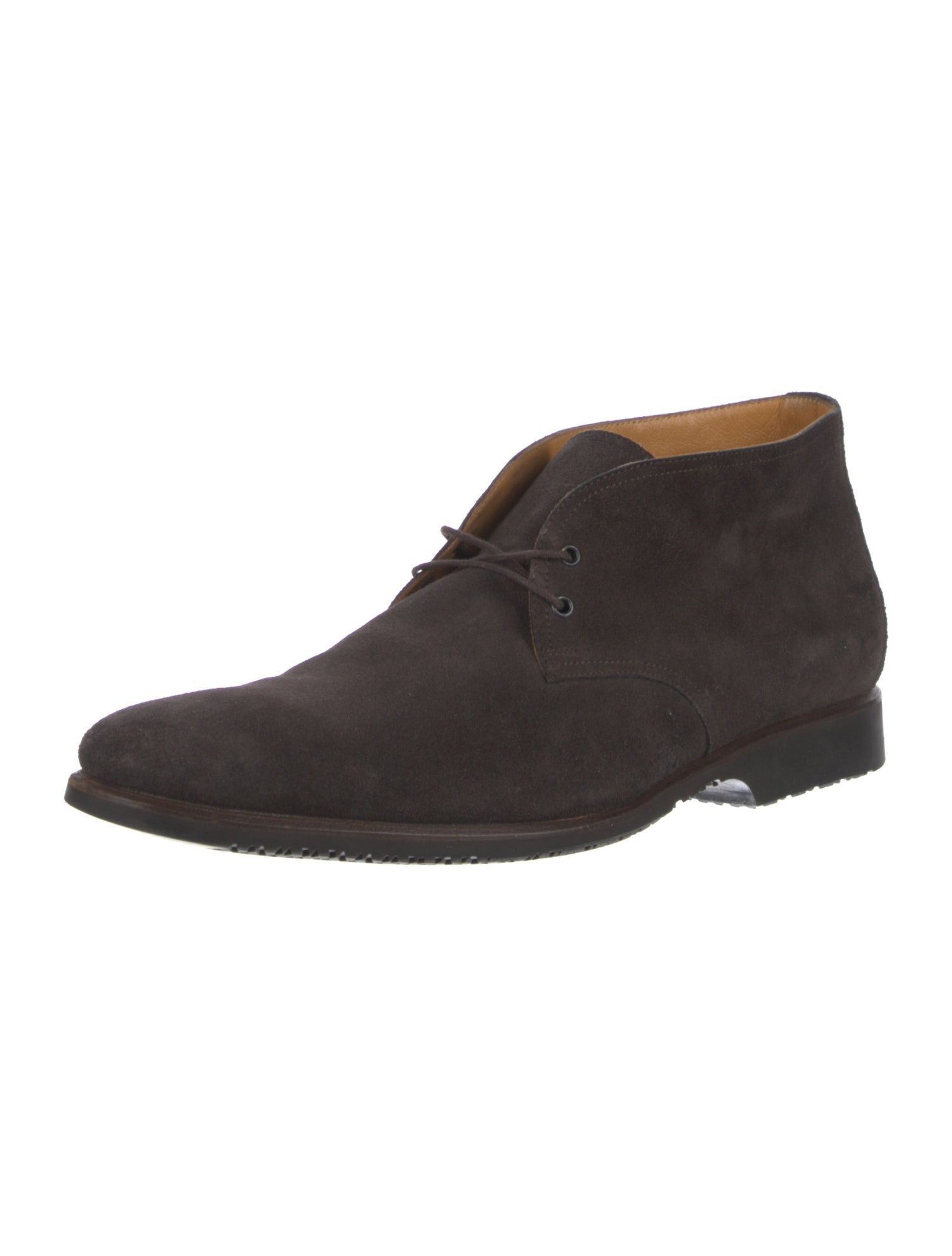 Hermès Vintage Suede Lace-Up Boots