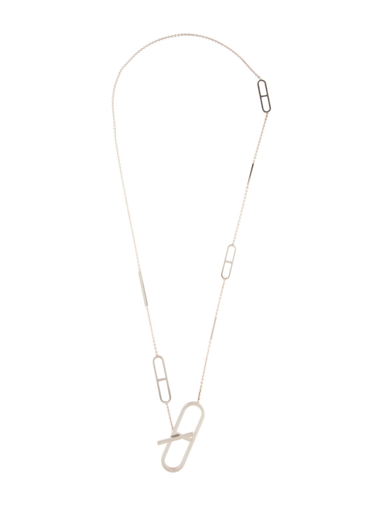 Hermès Ever Chaîne d'Ancre Long Lariat Necklace