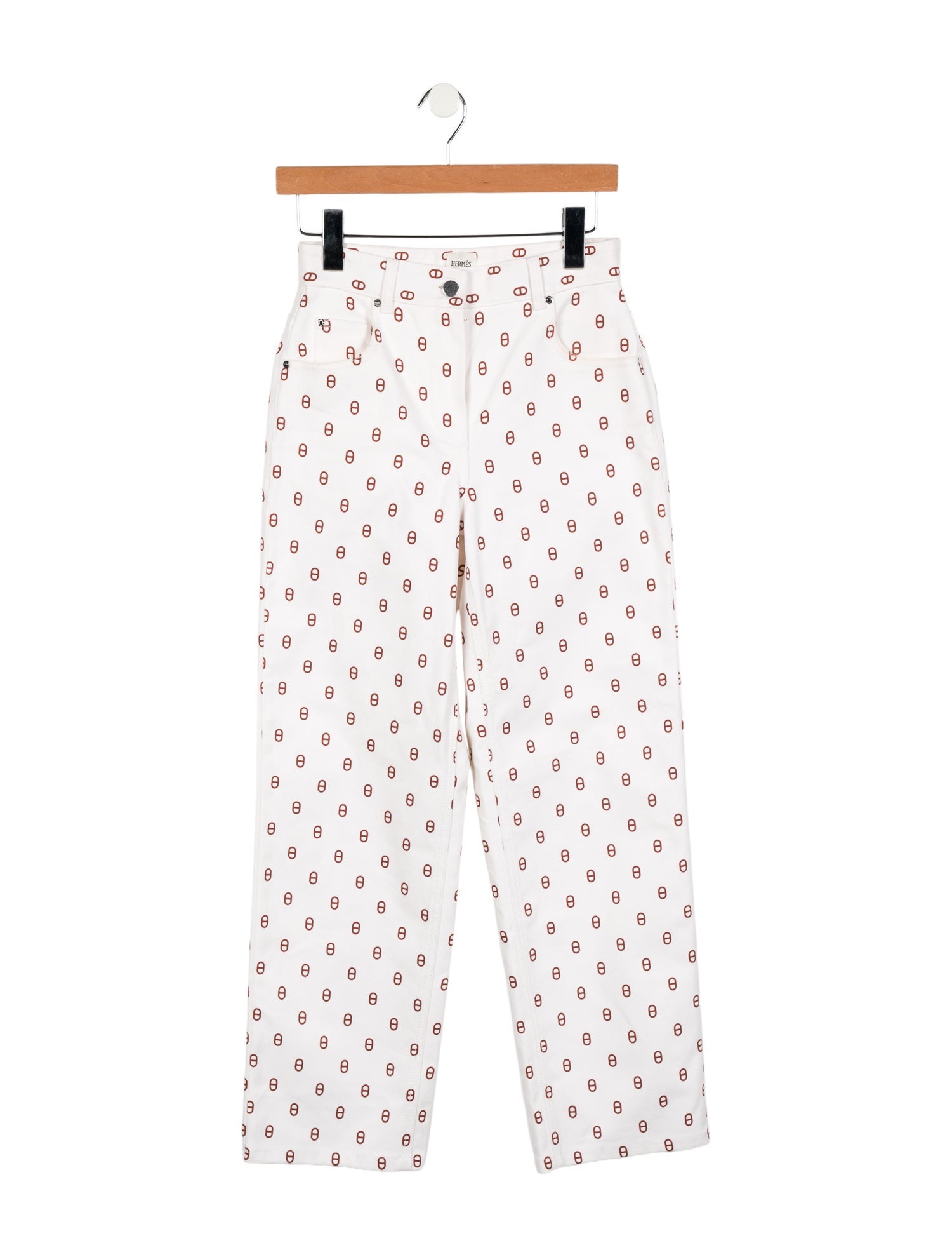 Hermès Chaine d'Ancre Wide Leg Jeans