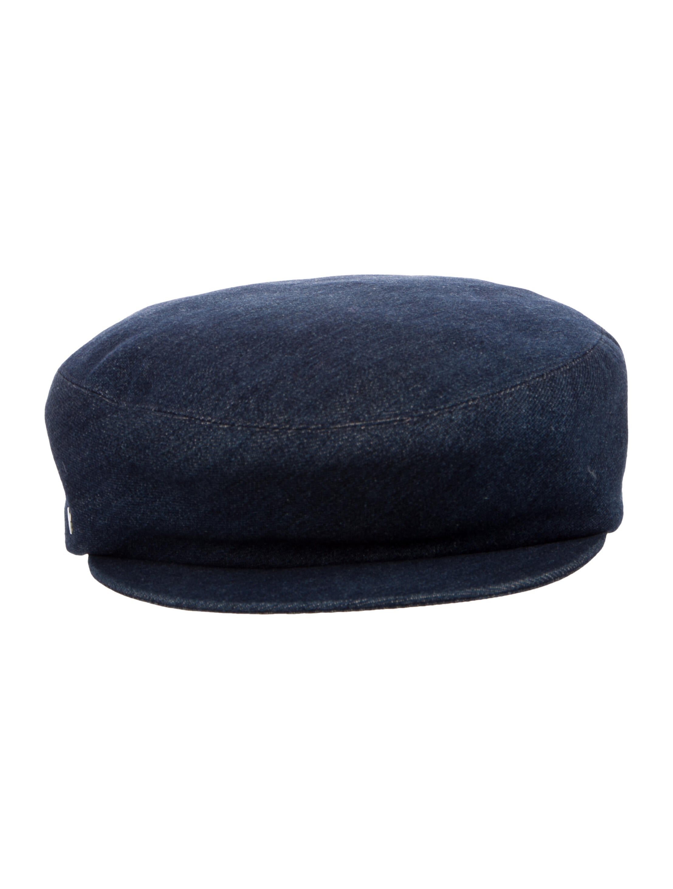 Hermès Denim Clou de Selle Newspaper Boy Hat