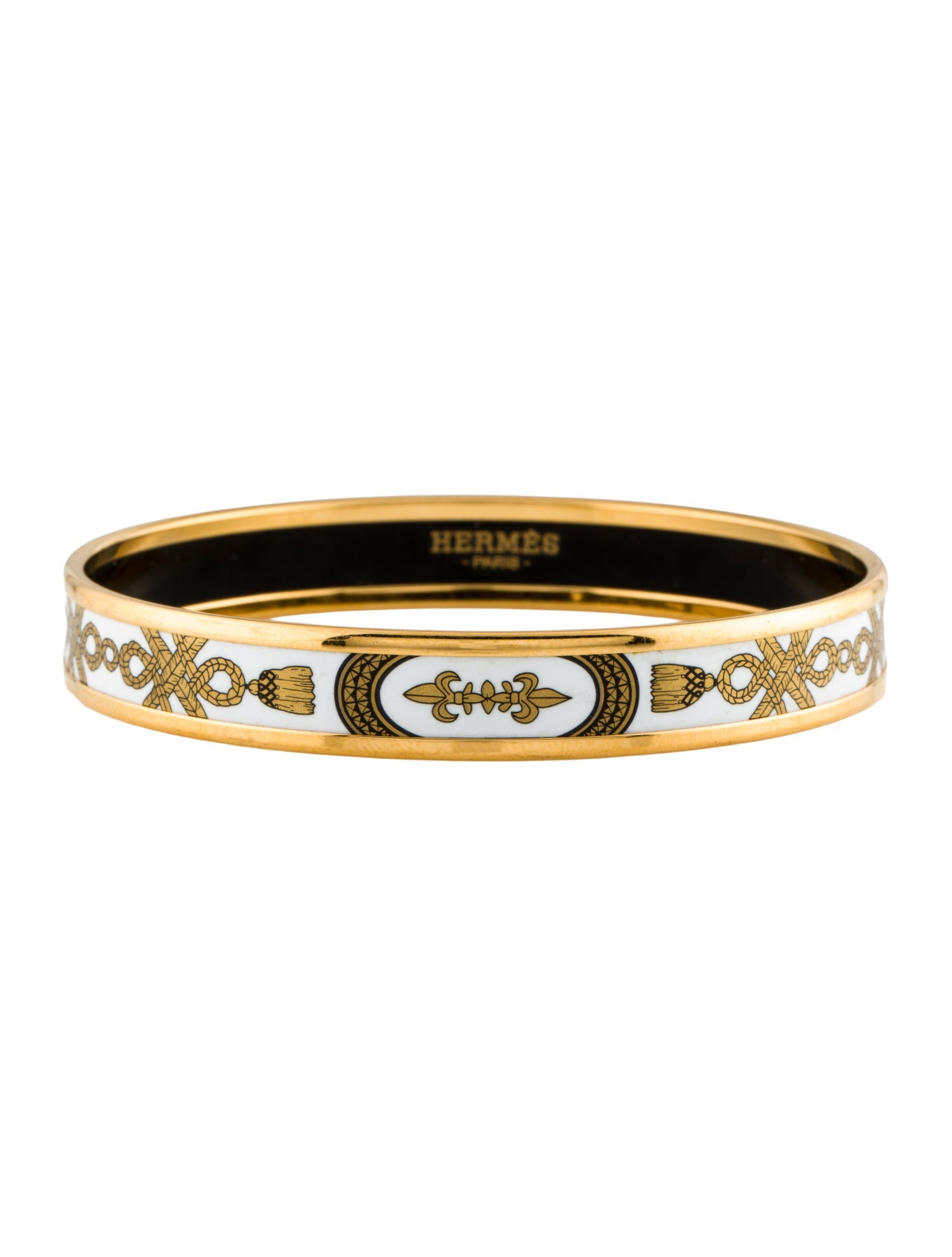 Hermès Narrow Enamel Bangle