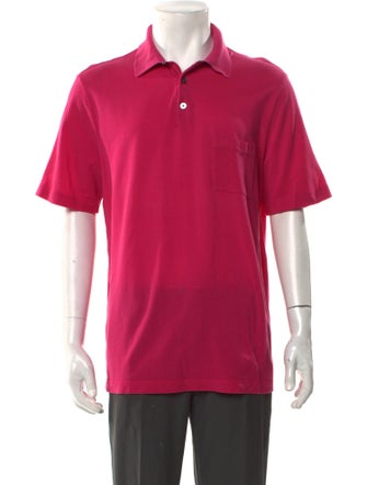Hermès Collar Short Sleeve Polo Shirt