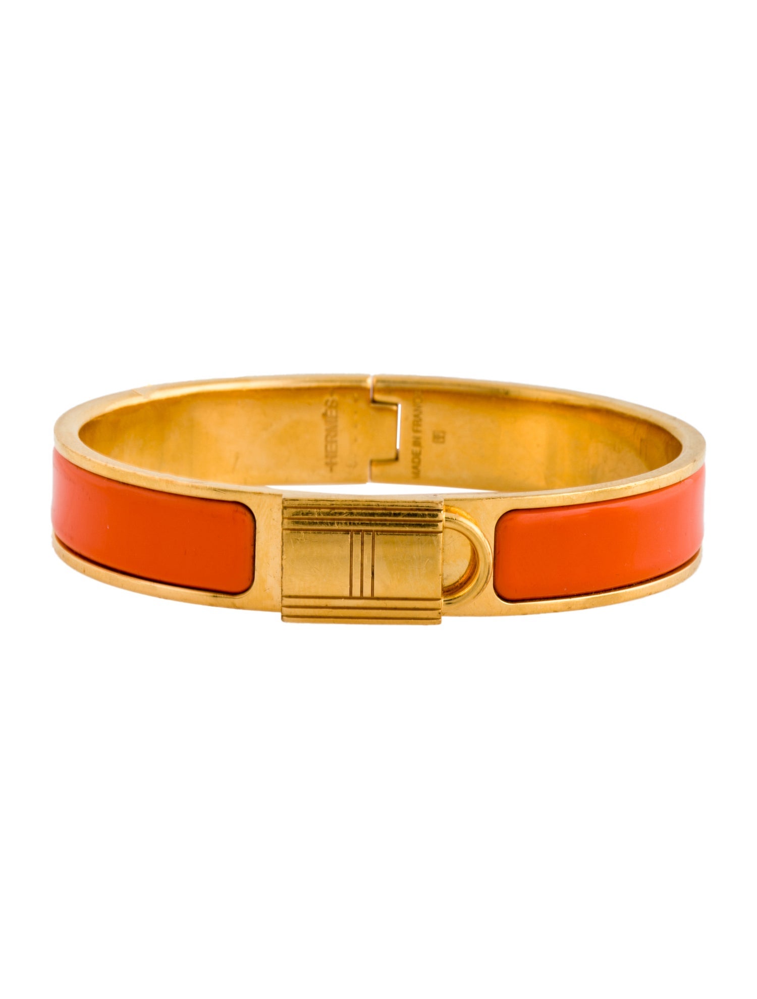 Hermès Enamel Clic Cadenas Bracelet