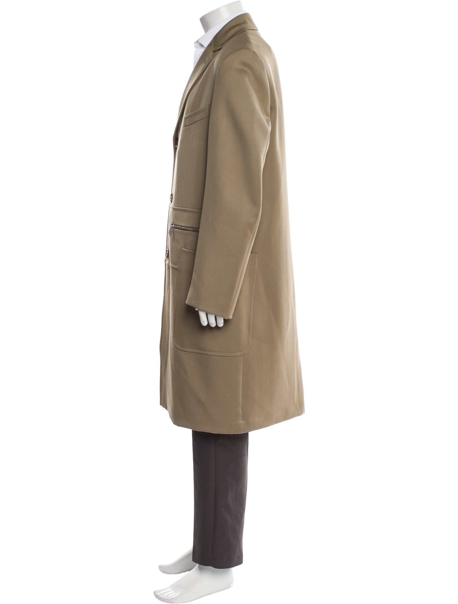 Hermès Wool Overcoat