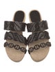 Hermès Gwen Leather Slides