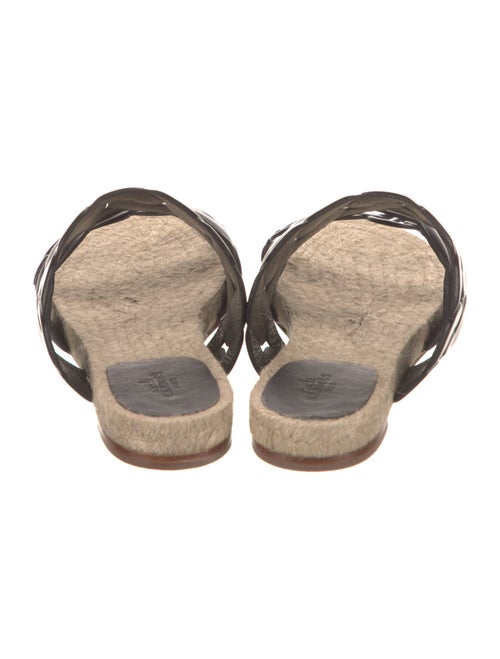 Hermès Gwen Leather Slides