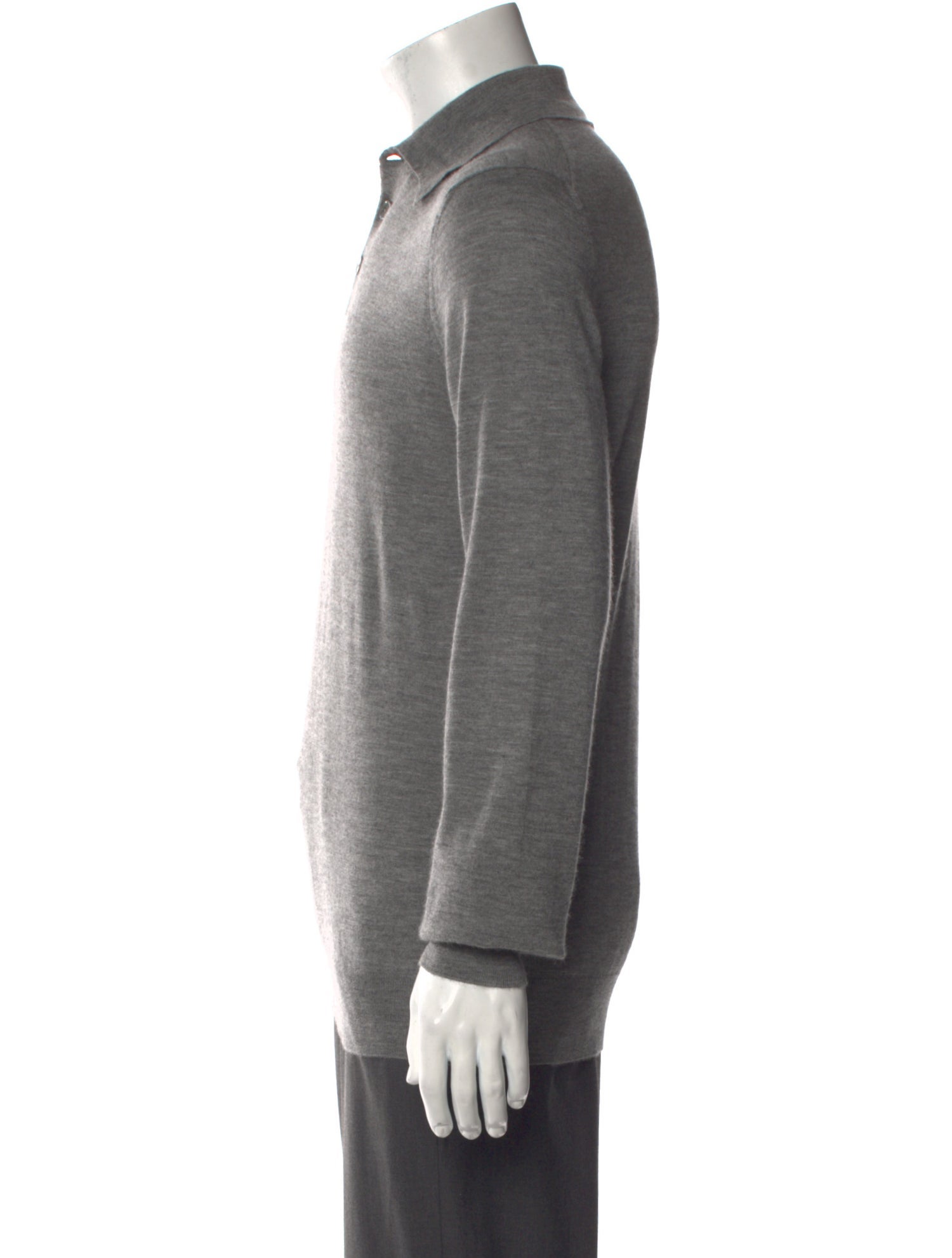 Hermès Cashmere Collar Polo Sweater
