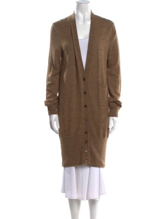 Hermès Alpaca V-Neck Sweater