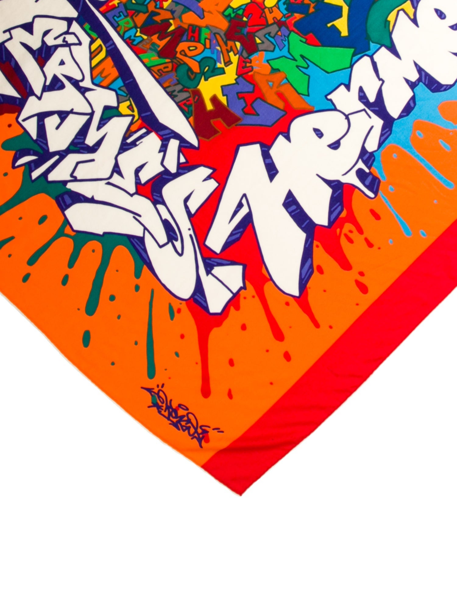 Hermès Graff Graffiti Cashmere Shawl