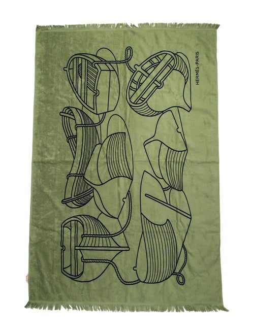 Hermès Small Tatoo Thalassa Yachting Beach Towel