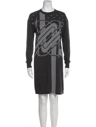 Hermès Cashmere Knee-Length Dress