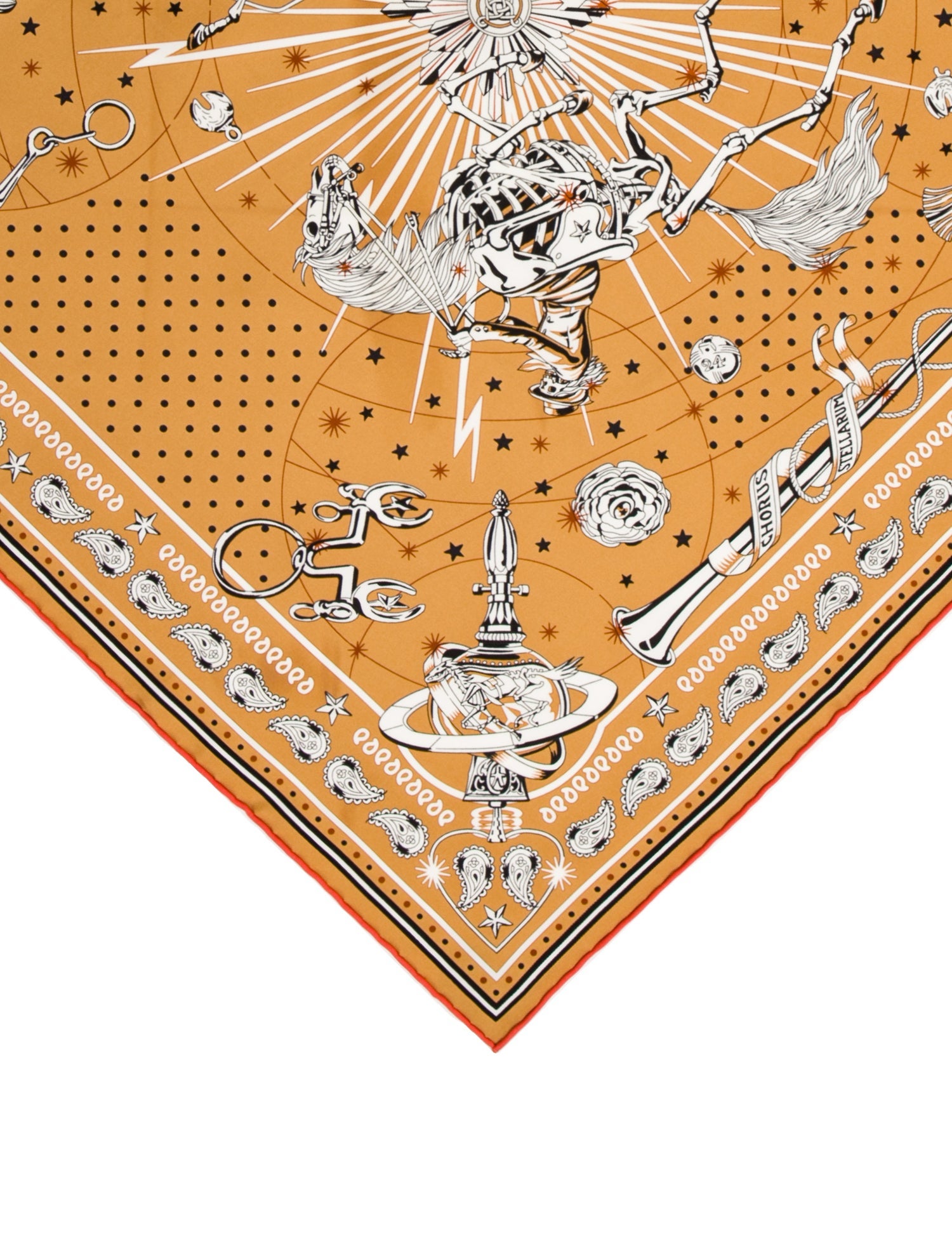 Hermès Chorus Stellarum Bandana Silk Scarf