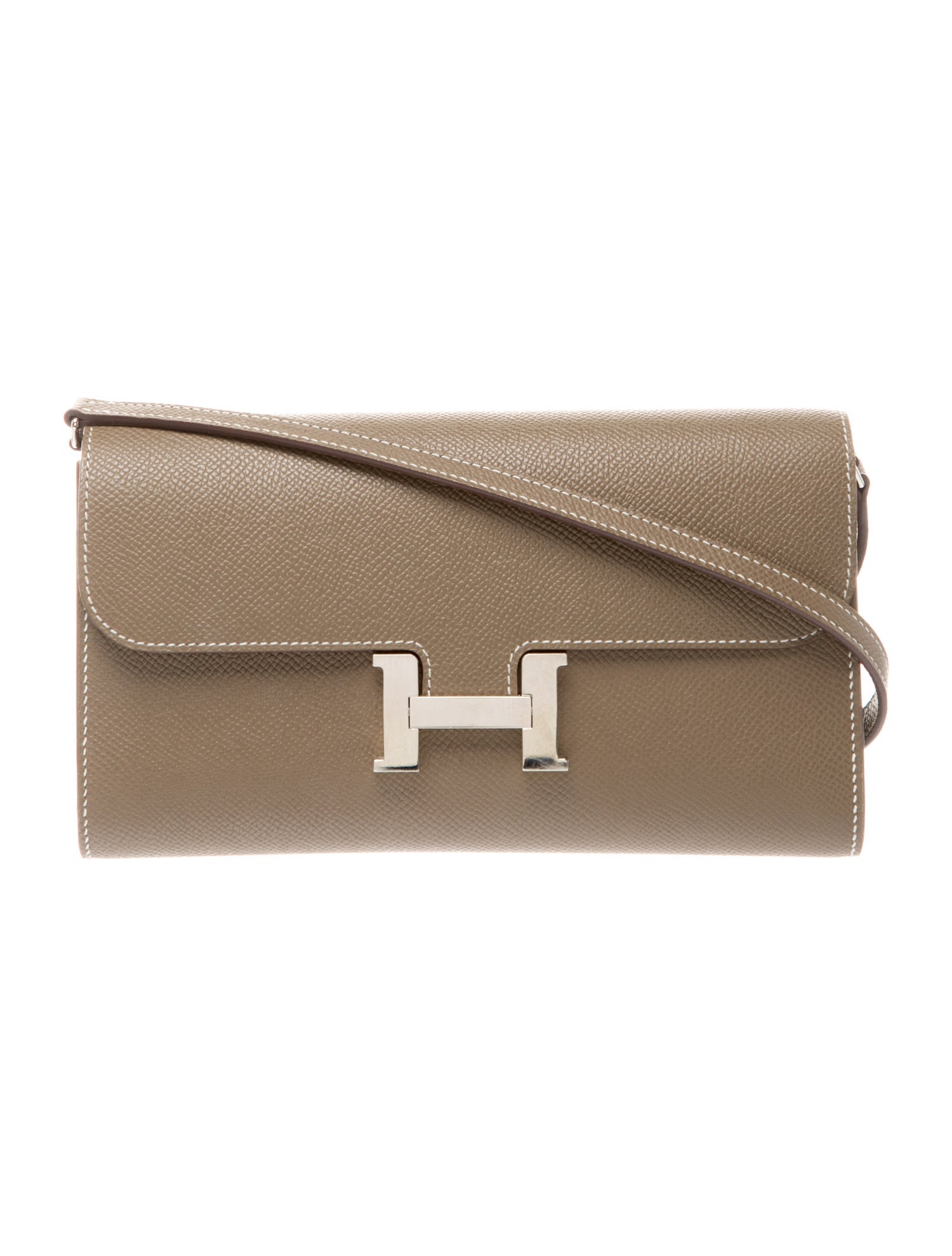 Hermès 2025 Epsom Constance To Go Wallet w/ Strap