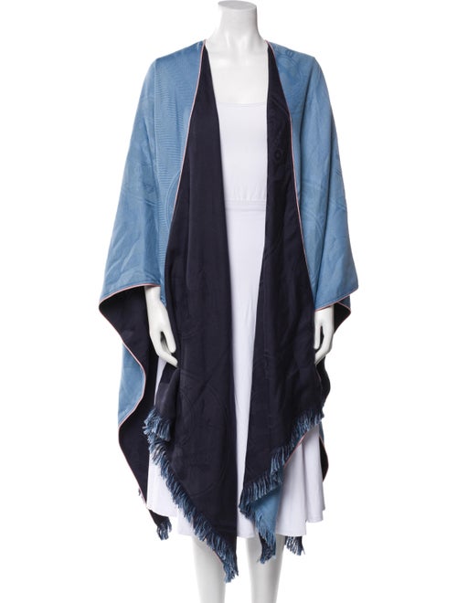 Hermès New Libris Reversible Poncho Cashmere Coat