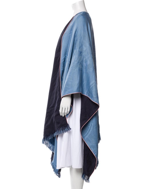 Hermès New Libris Reversible Poncho Cashmere Coat