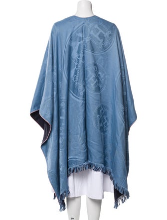 Hermès New Libris Reversible Poncho Cashmere Coat