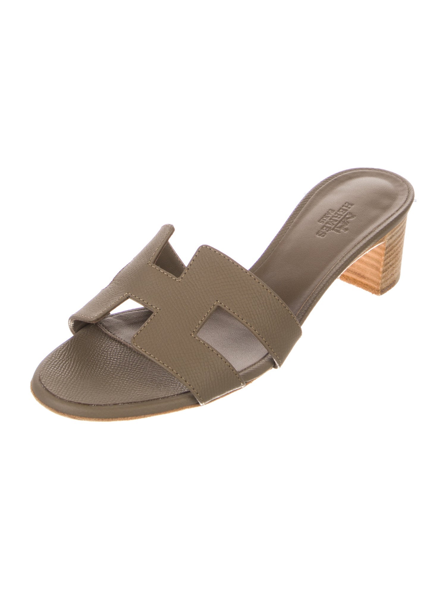 Hermès Oasis Leather Slides
