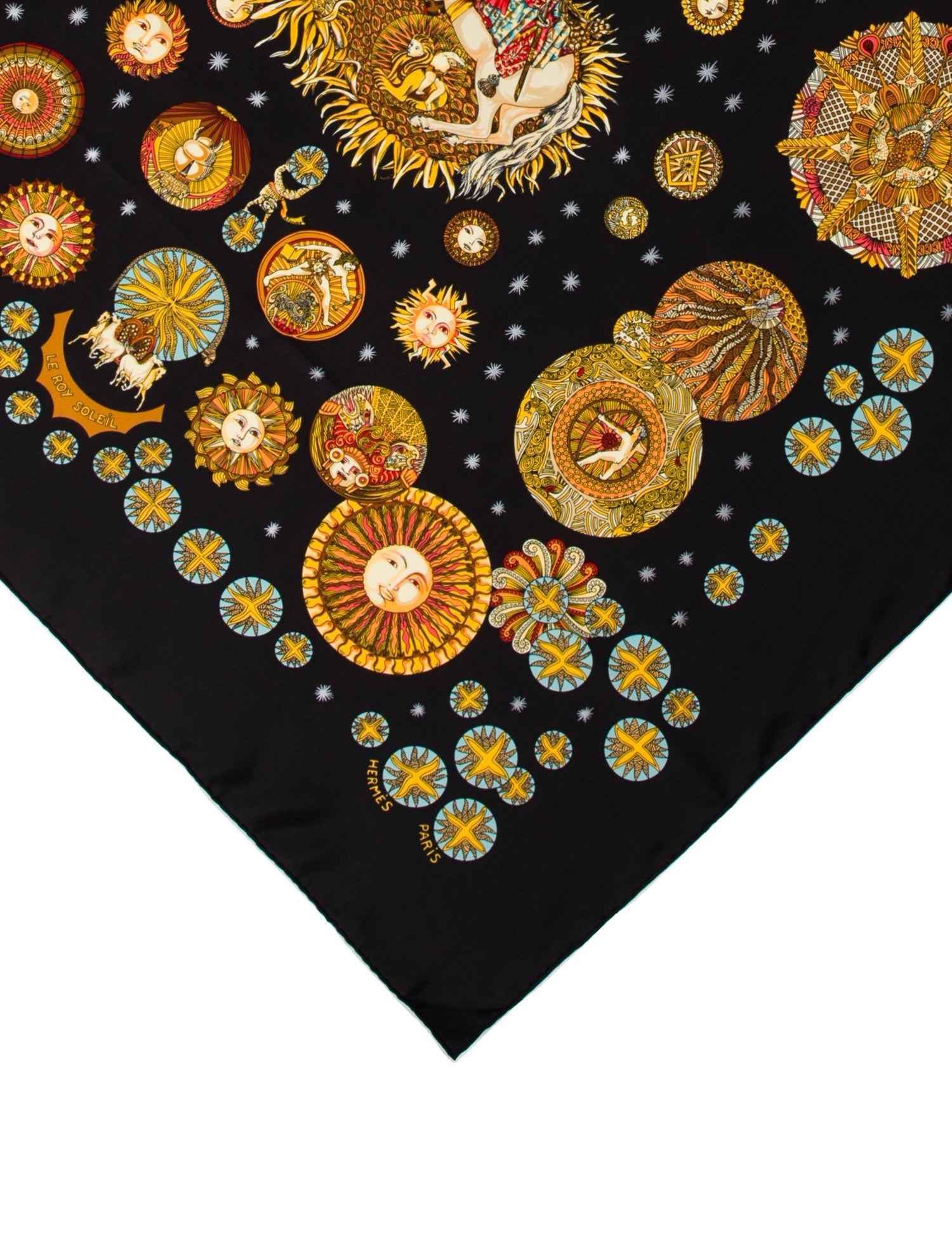 Hermès Le Roy Soleil Silk Scarf