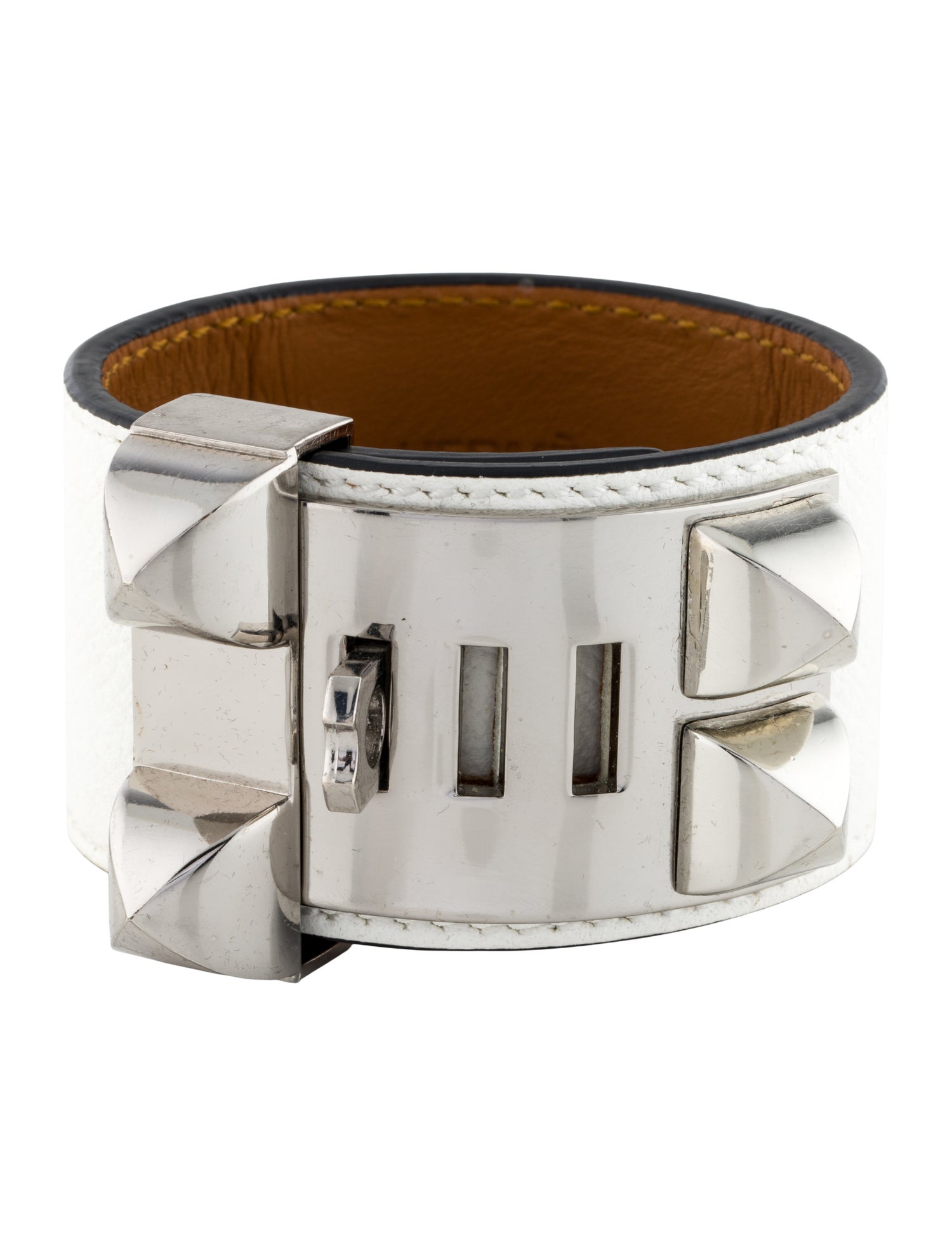 Hermès Leather Collier de Chien Wrap Bracelet