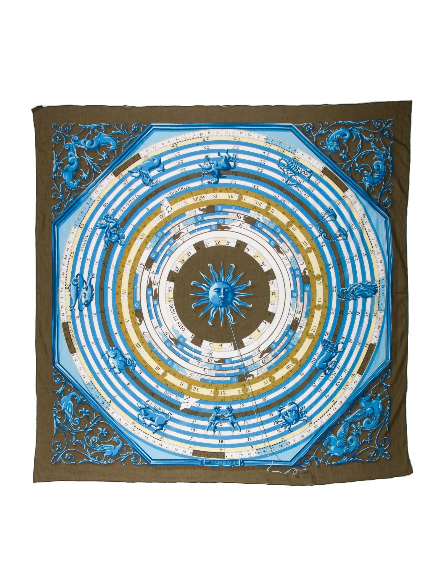 Hermès Astrologie Dies et Hore Shawl