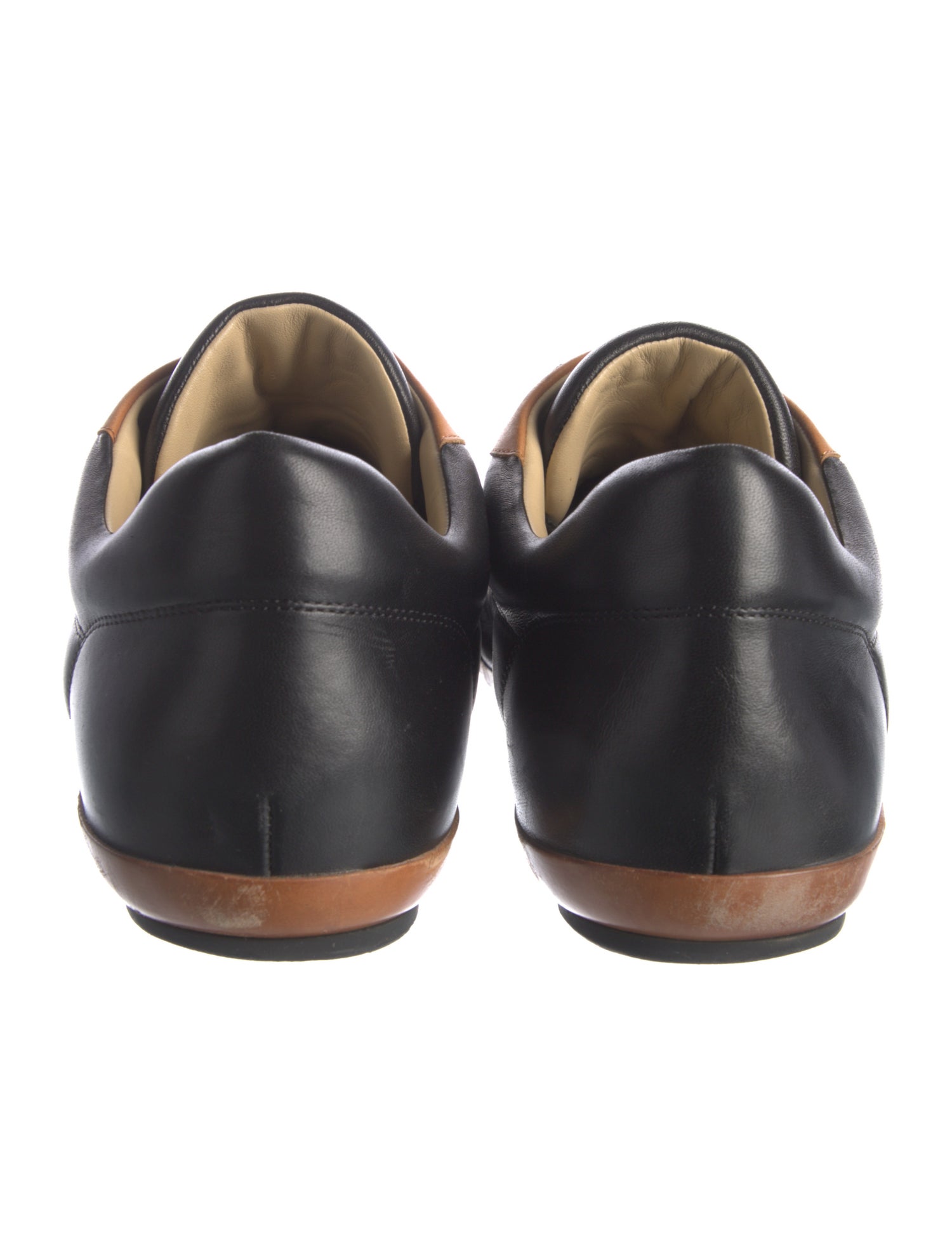 Hermès H Logo Leather Sneakers