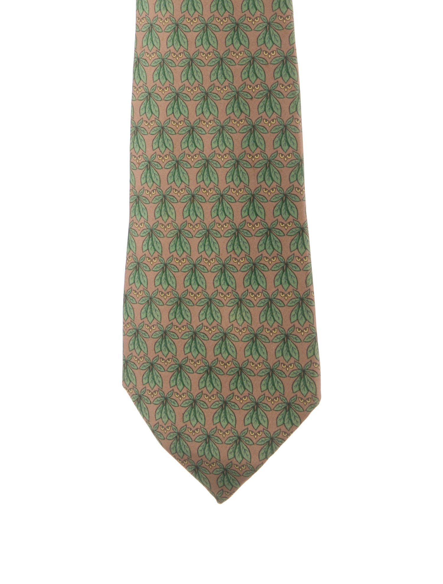 Hermès Silk Printed Tie