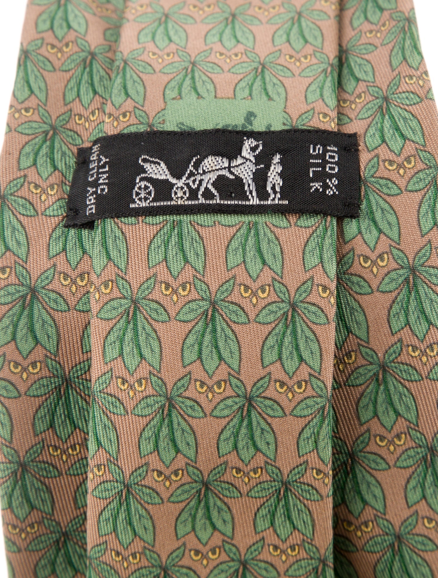 Hermès Silk Printed Tie