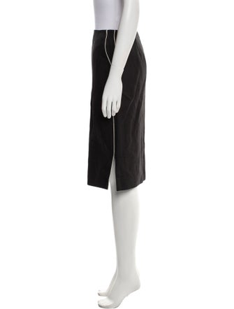 Hermès Linen Knee-Length Skirt