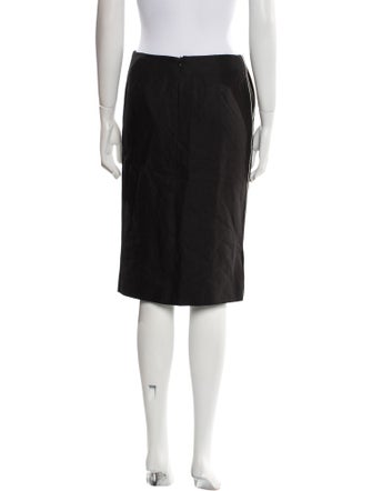 Hermès Linen Knee-Length Skirt