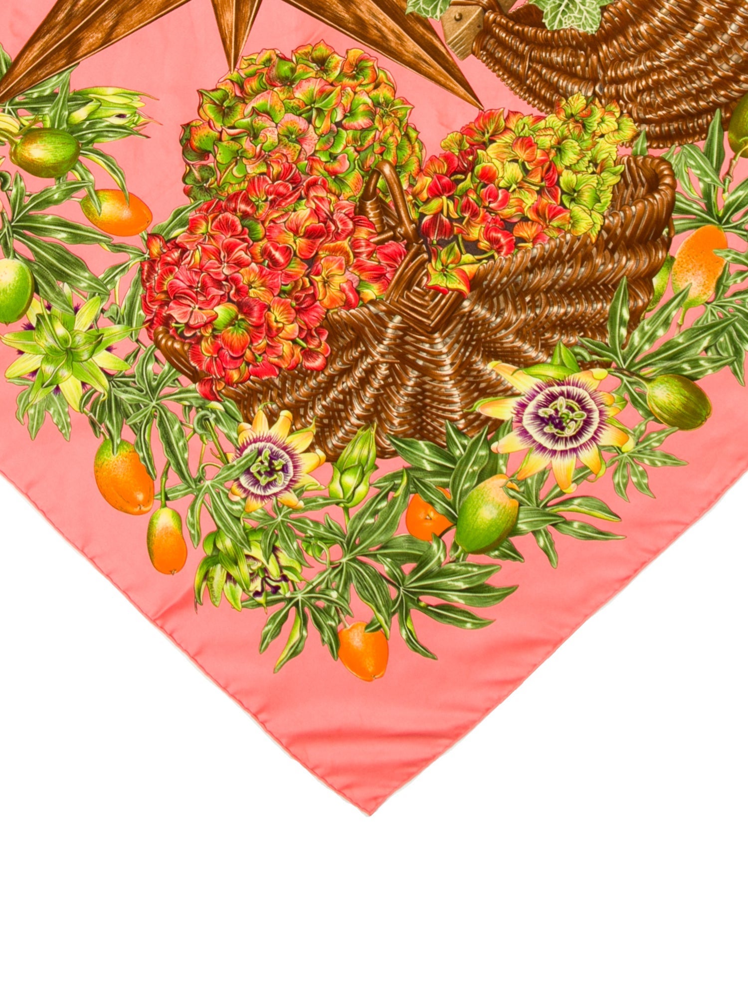 Hermès Passiflores Silk Scarf