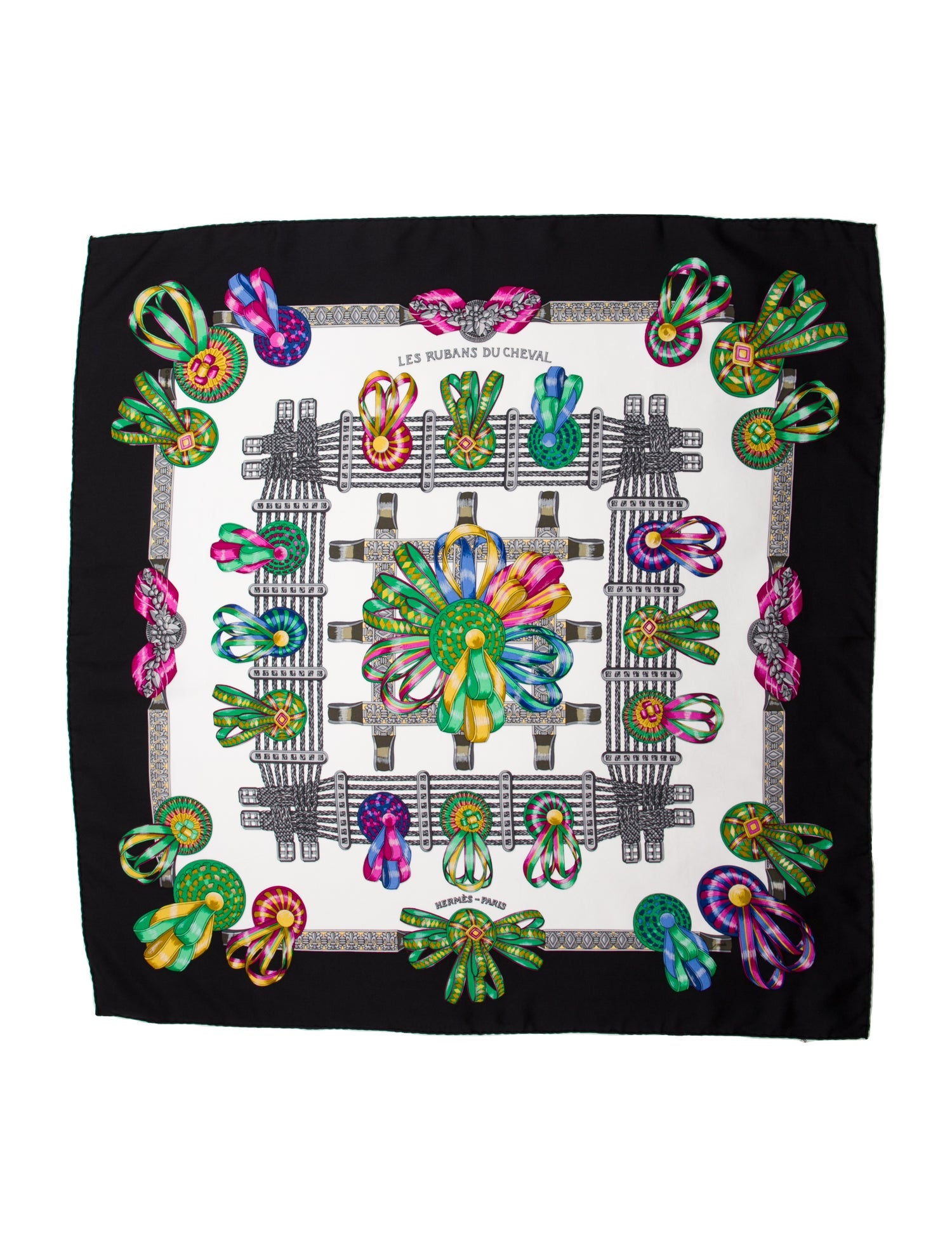 Hermès Les Rubans du Cheval Silk Scarf