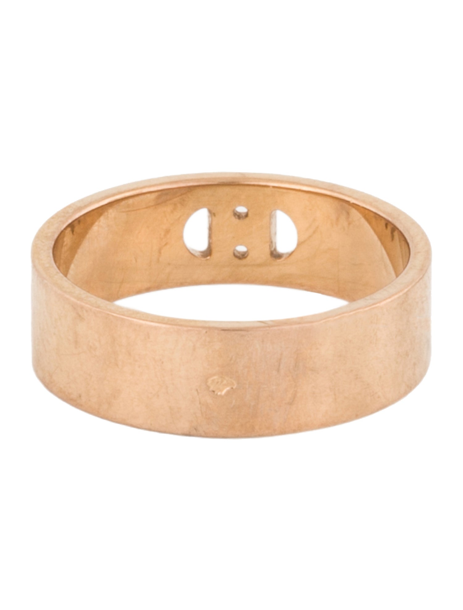 Hermès 18K Diamond Small H d'Ancre Ring