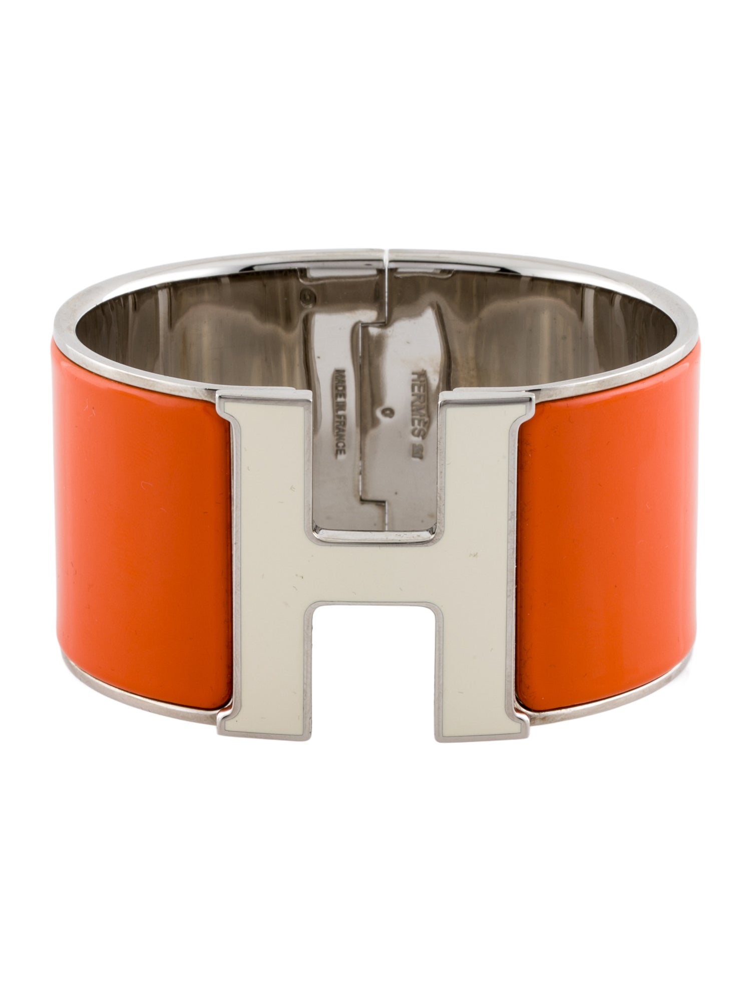 Hermès Clic H XL With Enamel at Turnlock Bracelet