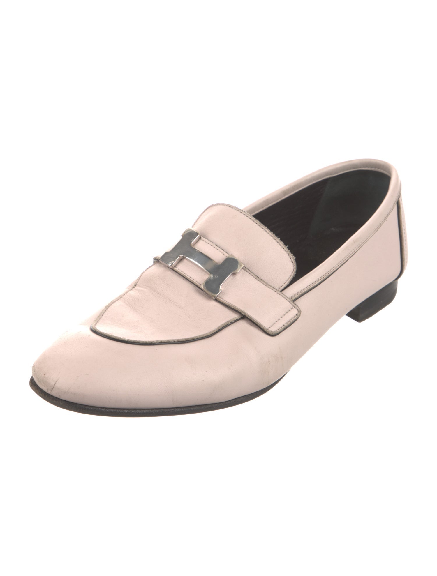 Hermès Paris Leather Loafers