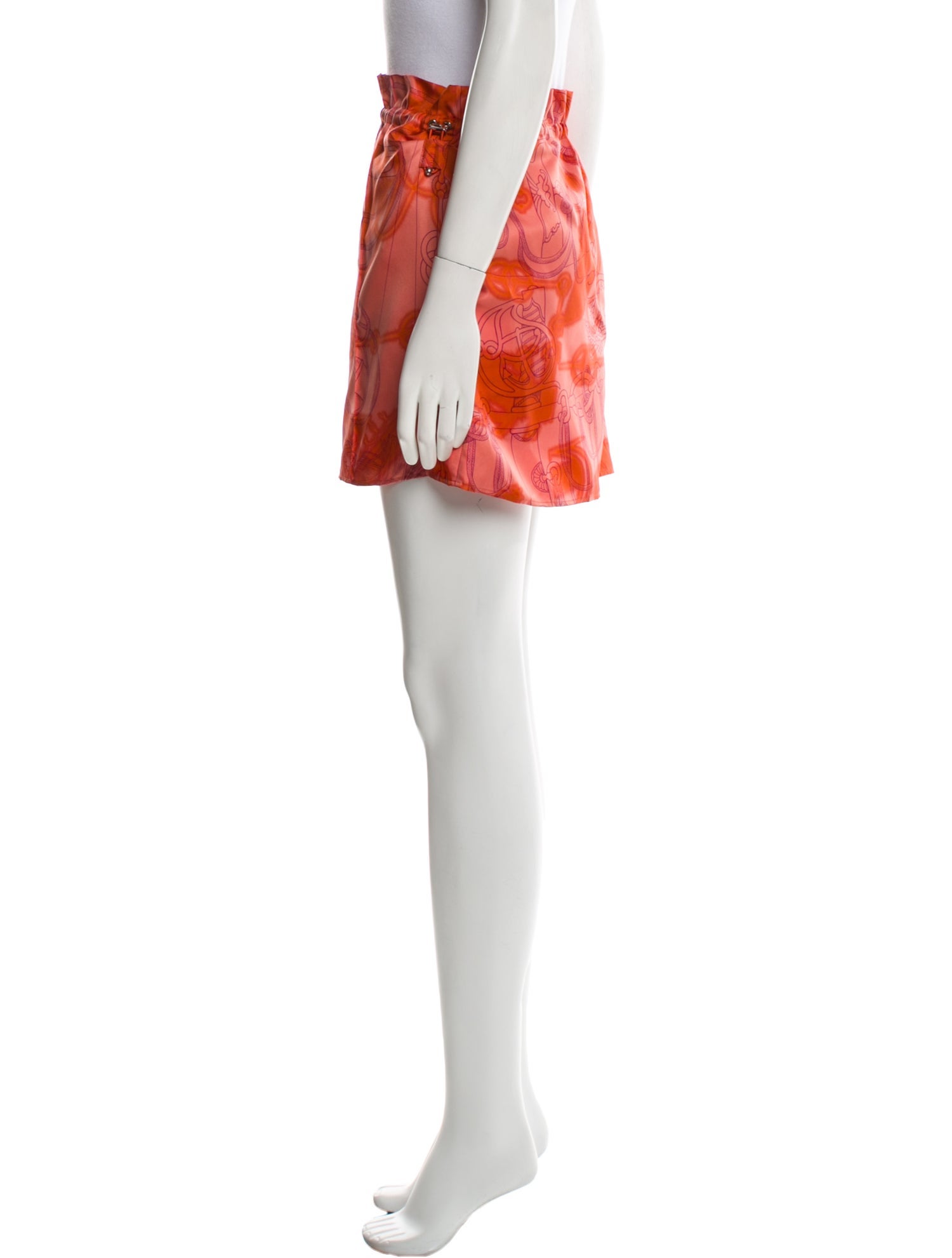 Hermès Silk Mini Shorts w/ Tags