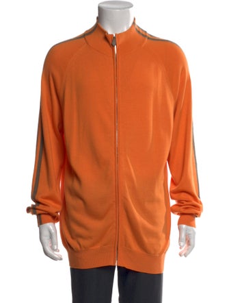 Hermès Cashmere Mock Neck Cardigan