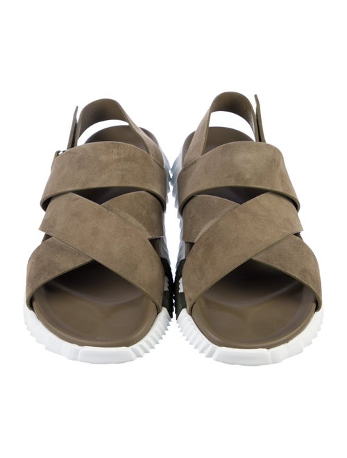Hermès Electric Suede Sandals
