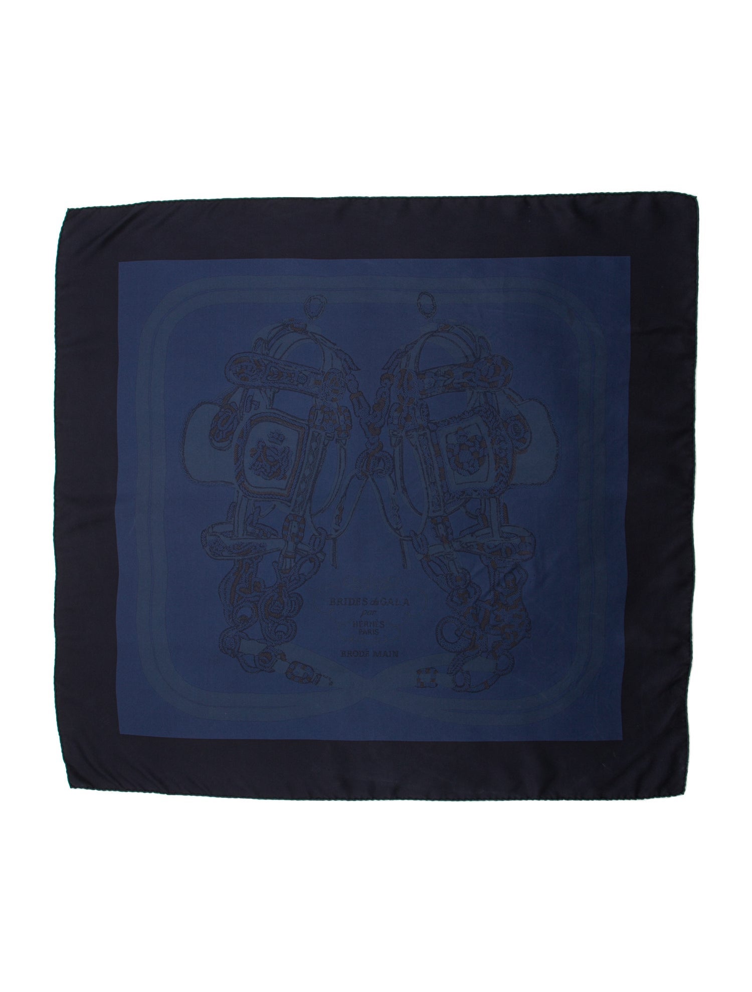 Hermès Brides de Gala Brodé Main Silk Scarf